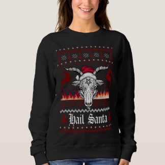 Hail Santa Ugly jul Matchningsfamilj T Shirt