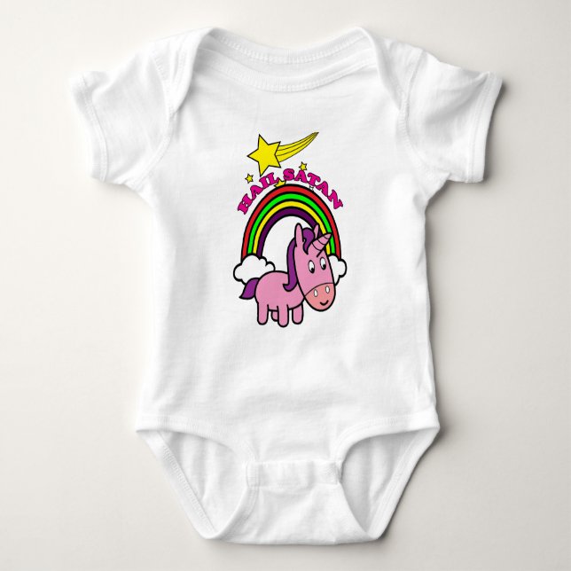 Hail Satan - Cute T-shirt (Framsida)