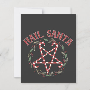 Hail Satan jul Krampus Julafton Djävulen Candy