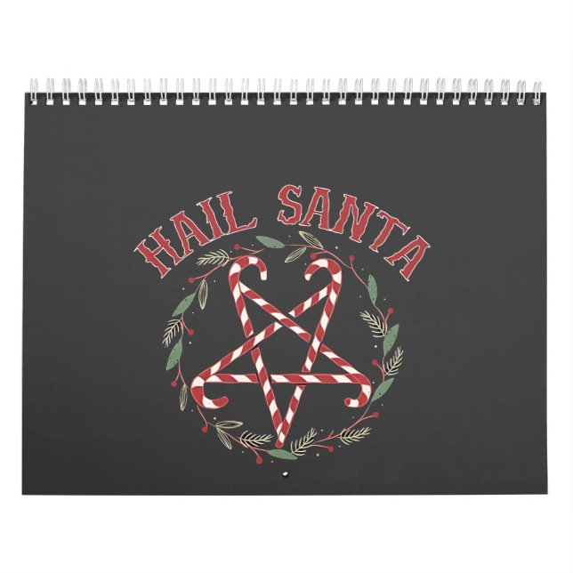 Hail Satan jul Krampus Julafton Djävulen Candy Kalender (Omslag)