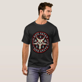 Hail Satan - Pentagram - Baphomet - 666 Cult Shirt T-shirt