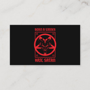 Hail Satan Visitkort