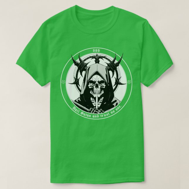 Hail satanart t shirt (Design framsida)