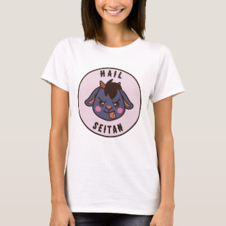 Hail Seitan Cute & Funny Goat Shirt T
