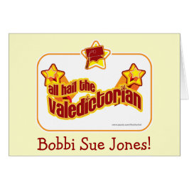 Hail Valediktorian Hälsningskort