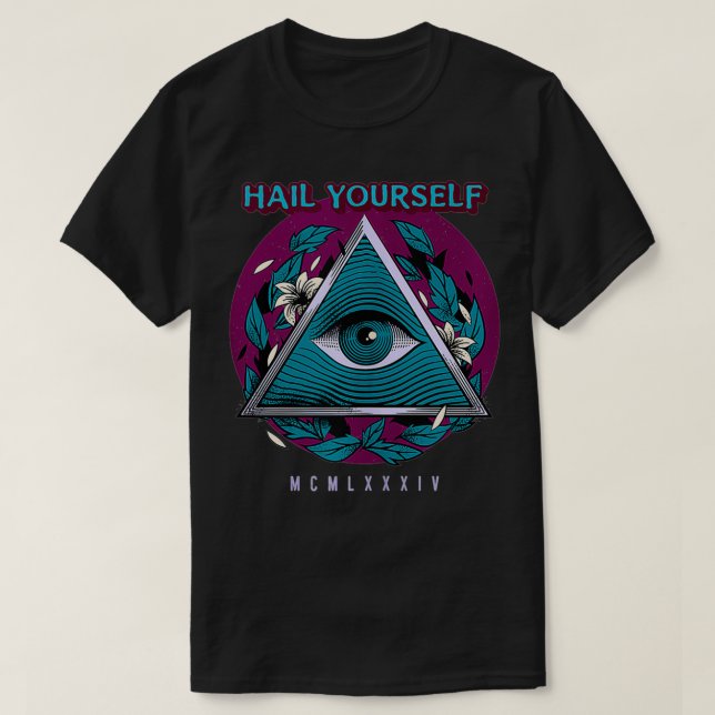 Hail Yourself Last Podcast på Lämnat Esoteric Se T Shirt (Design framsida)