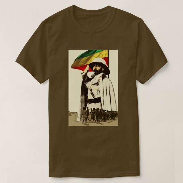 Haile mig Selassie T skjorta Tee (Design framsida)