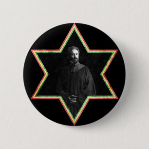 Haile Selassie davidsstjärna Knapp