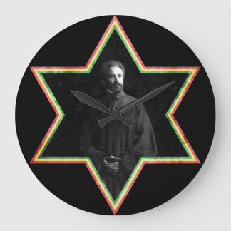 Haile Selassie davidsstjärna Stor Klocka