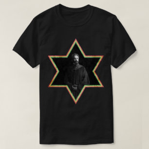 Haile Selassie davidsstjärna Tee Shirt