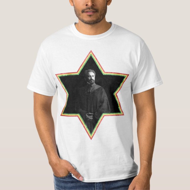 Haile Selassie davidsstjärna Tröja (Framsida)