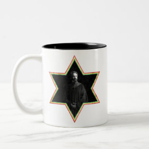 Haile Selassie davidsstjärna Två-Tonad Mugg