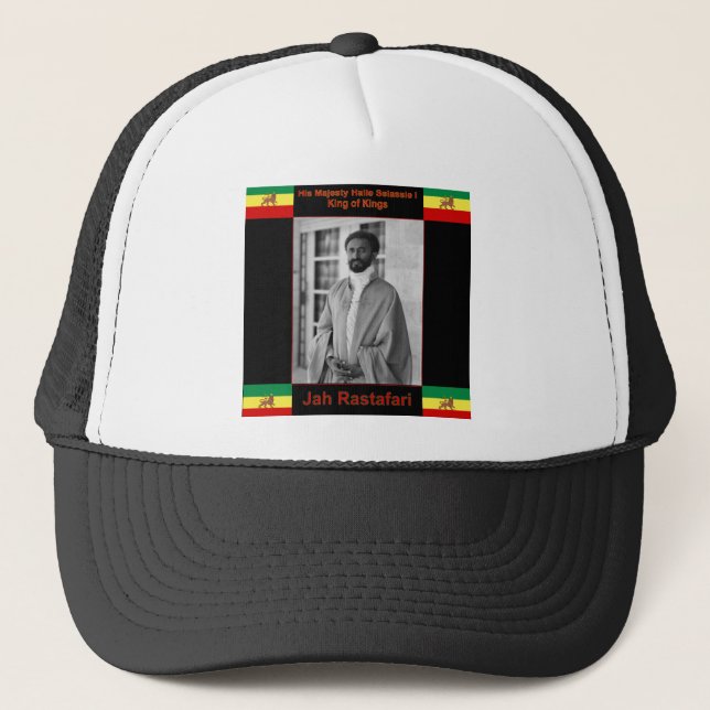 Haile Selassie det lejont av Judah, Jah Rastafari Keps (Framsida)