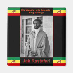 Haile Selassie det lejont av Judah, Jah Rastafari Magnet