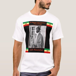 Haile Selassie det lejont av Judah, Jah Rastafari T-shirt