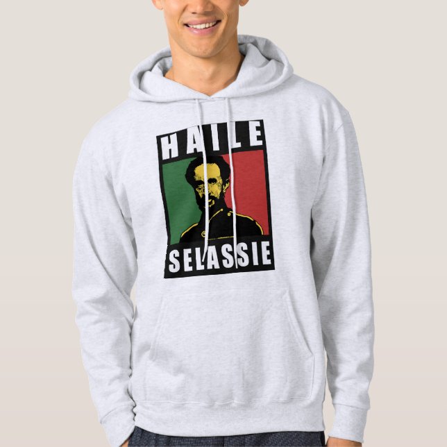 Haile Selassie Emperor - Reggae - Hoodie (Framsida)