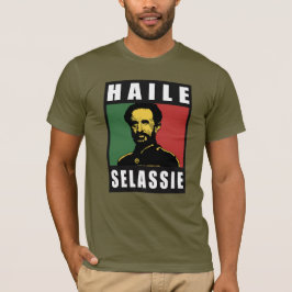 Haile Selassie Emperor - Reggae - Jah Army Shirt Tee Shirt