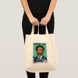 Haile Selassie Empire of Ethiopia Rastafari Bag Tygkasse