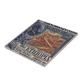 Haile Selassie Ethiopia Rasta Jah Rastafari Reggae Kakelplatta