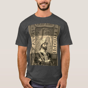 Haile Selassie Etiopien Rasta skjorta T Shirt