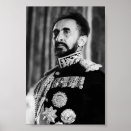 Haile Selassie HANS Majestät Jah Rastafari Rasta R Poster