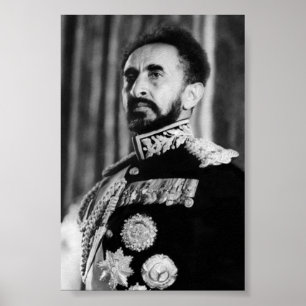 Haile Selassie HANS Majestät Jah Rastafari Rasta R Poster