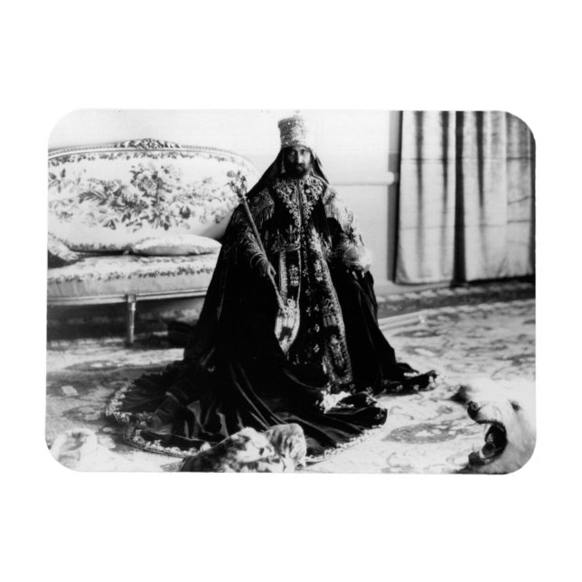 Haile Selassie - HIM - Rastafari - Jah Magnet (Horisontell)