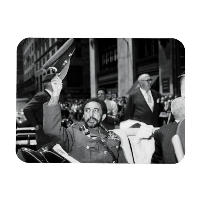 Haile Selassie - HIM - Rastafari - Jah Magnet (Horisontell)
