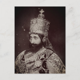 Haile Selassie - HIM - Rastafari - Postcard Vykort