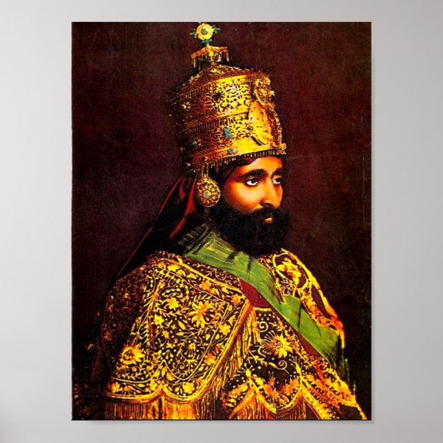 Haile Selassie I Coronation Poster (Framsidan)