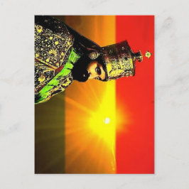 Haile Selassie I - HIM - Jah Rastafari - vykort