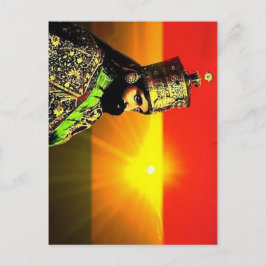 Haile Selassie I - HIM - Jah Rastafari - vykort