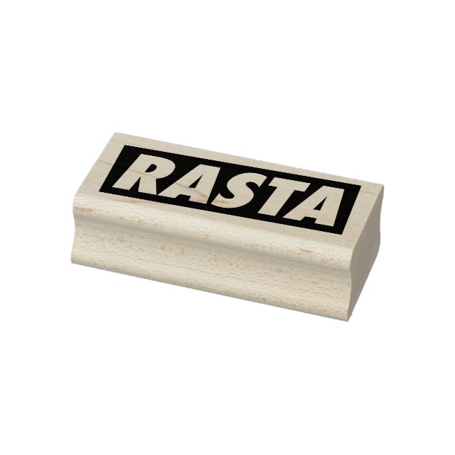Haile Selassie I Jah Rastafari Trä Art Stämpel (Stämpel)