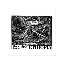 Haile Selassie I Jah Rastafari Wood Art Stamp Självfärgande Stämpel