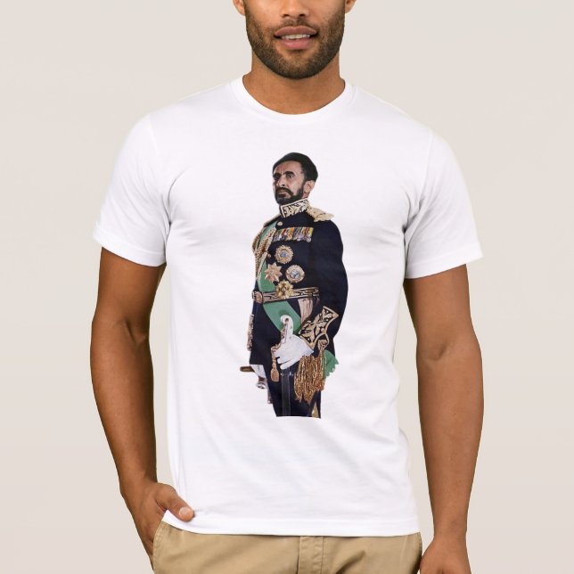Haile Selassie in Fullt Dress T-shirt (Framsida)
