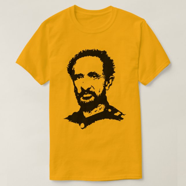 Haile Selassie - Jah - Messiah - Rastafari Shirt Tröja (Design framsida)