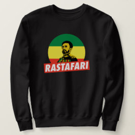 Haile Selassie Jah Rastafari Emperor Rasta Sweater Lång Ärmad Tröja