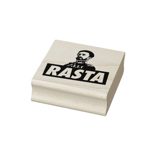 Haile Selassie Jah Rastafari Rasta Roots Stamp Stämpel (Stämpel)