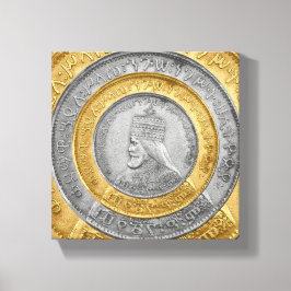 Haile Selassie Jah Rastafari Reggae Rasta Roots  Canvastryck