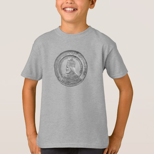 Haile Selassie Jah Rastafari Reggae Rasta Roots  T Shirt (Framsida)