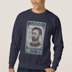 Haile Selassie Jah Rastafari Reggae Rasta Rötter Lång Ärmad Tröja