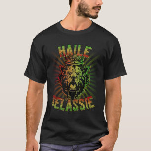 Haile Selassie Jah Rastafari T Shirt