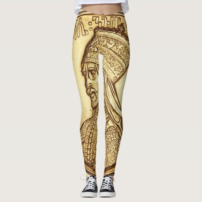 Haile Selassie - Judah - Rasta Power Yoga Leggings (Framsida)