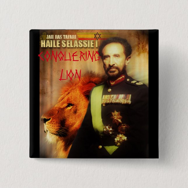 HAILE SELASSIE KNAPP (Framsida)