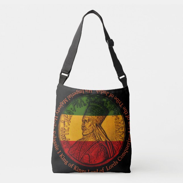 Haile Selassie Kor över Body Bag Axelväska (Framsida)
