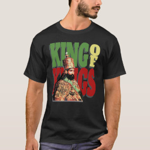 Haile Selassie Kung Rastafarian T Shirt