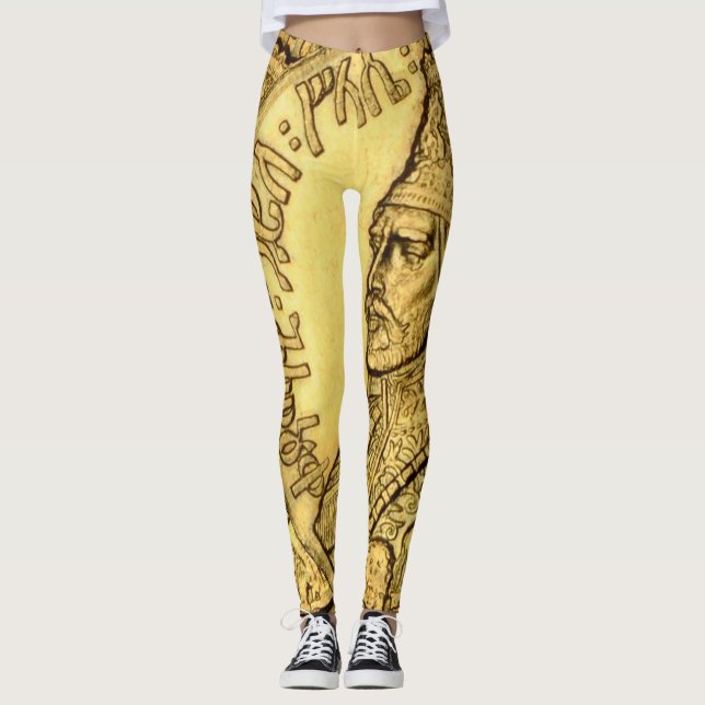 Haile Selassie Leggings King Juda Design (Framsida)