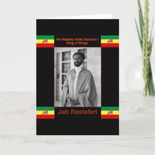 Haile Selassie, Lejon för Judah, Jah Rastafari Kort