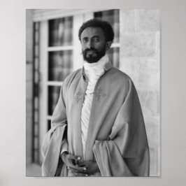 Haile Selassie Lejonare Rasta Solomon Jah Rastafar Poster