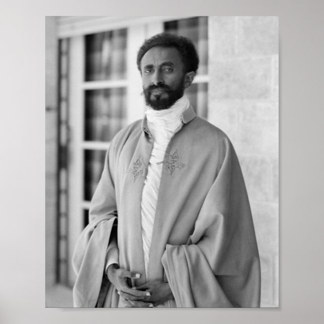 Haile Selassie Lejonare Rasta Solomon Jah Rastafar Poster (Framsidan)